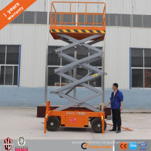 10 m mobile small lightweight electric scissor lift platform